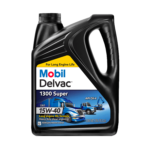 Mobil Delvac 1300 Super Heavy Duty Synthetic Blend Diesel Engine Oil 15W-40, 1 gal