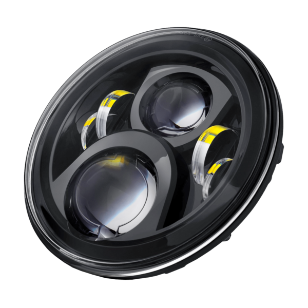 Lumen® - 7" Round Black Projector LED Headlights (H6024) - 图片 2